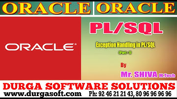 Oracle || Exception Handling in PL/SQL Part-1 by Siva