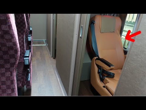 【360 degree view】 Capsule Hotel Bus 🚌 Only in Japan 😃 Kinosaki Onsen → Osaka Solo trip　「ラグリア」