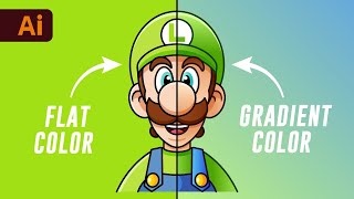 Adobe Illustrator Tutorial  Mastering the Gradient Tool to Create Character Illustrations