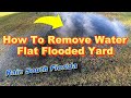 Rain Floods South Florida. How to Remove the Water with No Slope