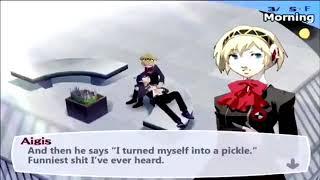 Aigis talks about pickle rick