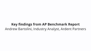 Accounts Payable Benchmark Report