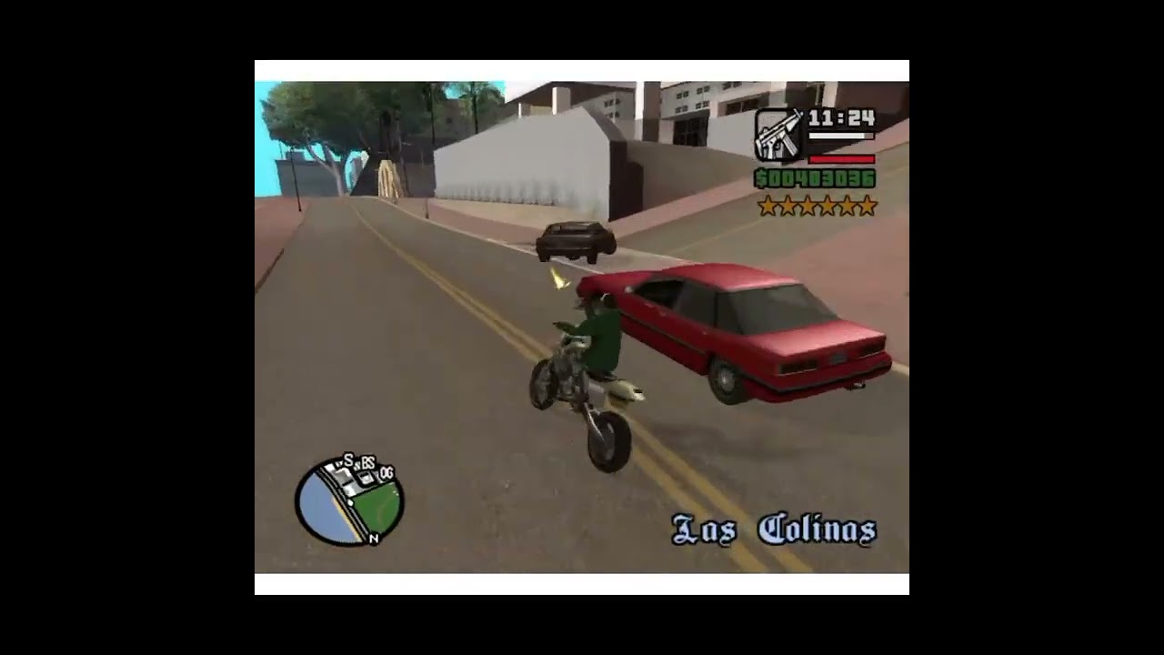 GTA San Andreas POLICE vs ME 😈 | Epic 6⭐ Wanted Chaos | Bicycle Riding Chaos speedy GTA San Andreas