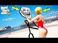 TROLLFACE SARIŞIN CAN KURTARANI SEVGİLİN YAP GÖREVİ! - GTA 5