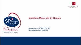 Talks - Hybrid Correlated States 2024 - Shawulienu KEZILEBIEKE, University of Jyväskylä