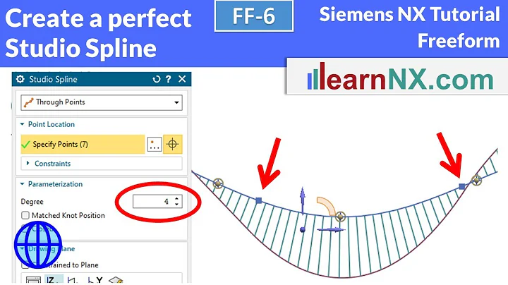 Siemens NX Tutorial | Create a perfect studio spline