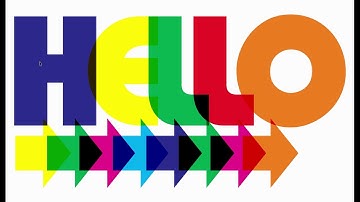 Multi-Colored Text With Transparency Effect in CorelDraw X8 Tutorial