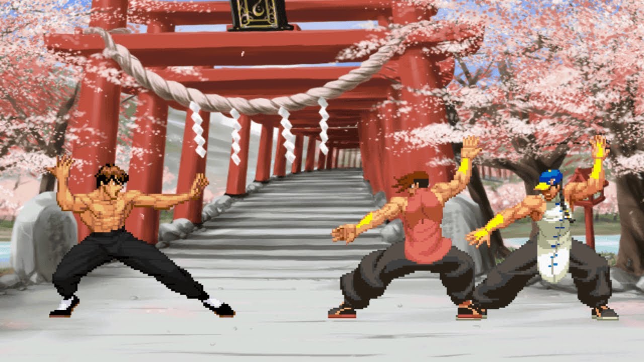 Feilong vs Yun & Yang. Capcom vs SNK MUGEN Battle