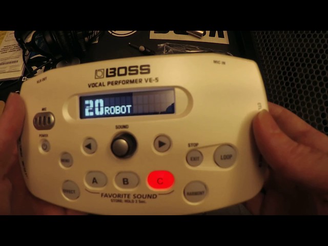 Boss VE 5 VOCAL PERFORMER UNBOXING - YouTube