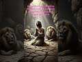 Daniel was safe, saved by God, because his God shut the mouths of the lions. Daniel Chapter 6.