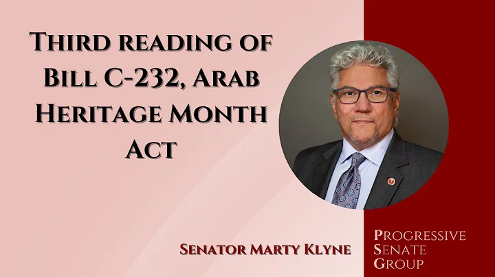 Senator Klyne speaks at third reading of Bill C-232 - November 7, 2024 (English feed)
