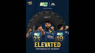 Siraj's terrific 3-fer was our @BKTBalkrishnaTires Elevated Performance of Match 🙌[ Aava De ]