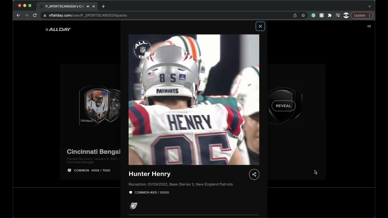 2022 DAPPER X NFL LABS | 2022 NFL ALL DAY WEEK 18 REPLAY STANDARD PACK BOX BREAK