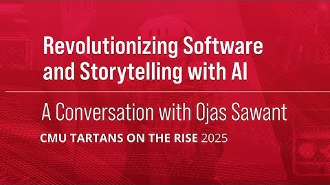 Revolutionizing Software and Storytelling with AI: A Conversation with Ojas Sawant (ETC ‘15)
