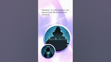 What is Cross domain misconfiguration #CrossdomainMisconfiguration #shorts