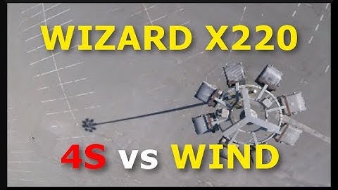 Eachine Wizard X220 - 4S vs WIND