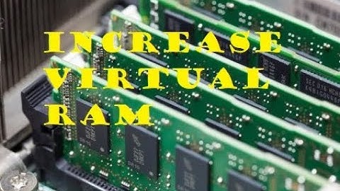 RAM size optimization by increasing virtual memory