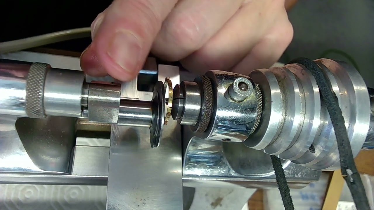 Repivoting a Watch Balance Staff on a Watchmakers Lathe YouTube