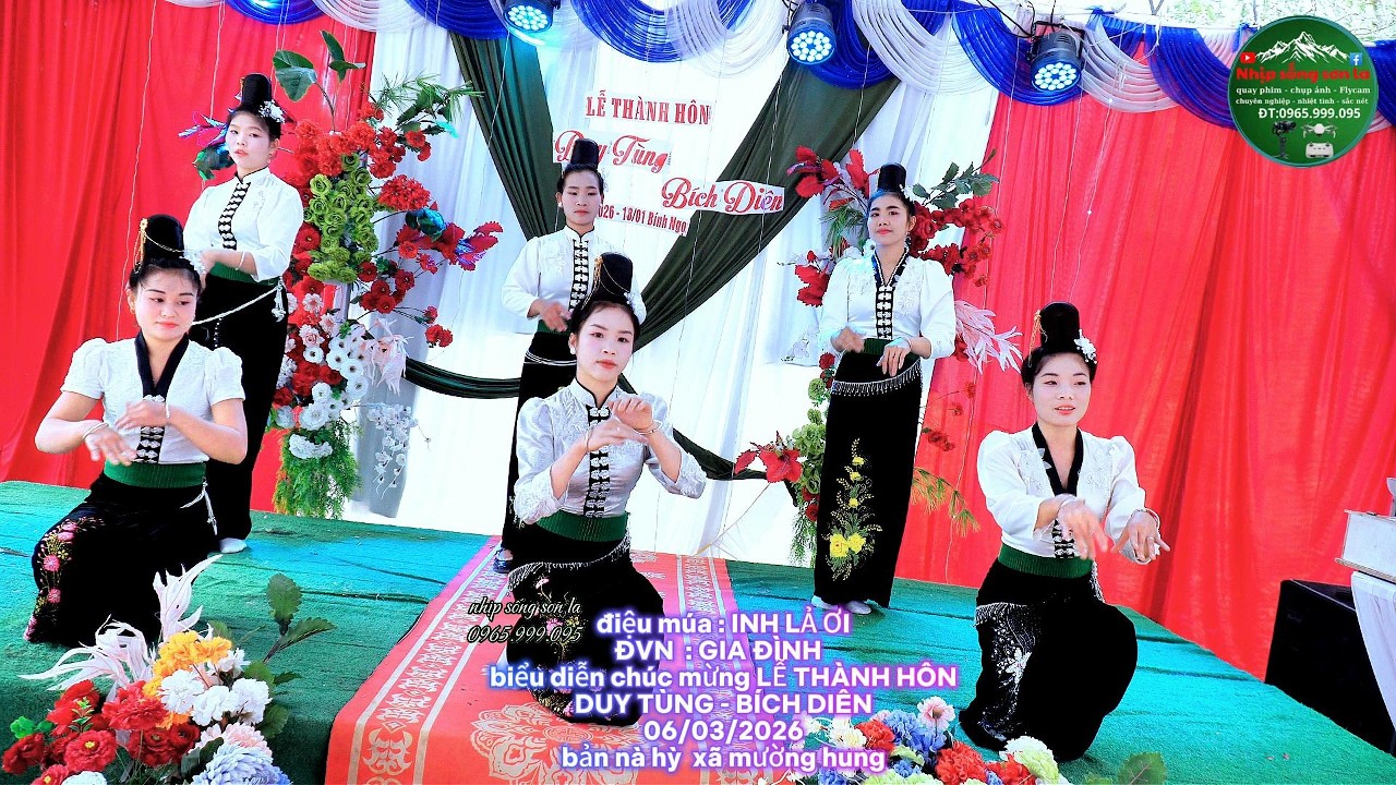 ĐIỆU MÚA :INH LẢ ƠI ĐVN  : GIA ĐÌNH  biểu diễn chúc mừng LỄ THÀNH HÔNDUY TÙNG - BÍCH DIÊN 06/03/2026