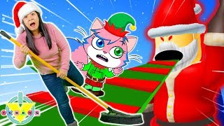 Escape Santas Workshop With Ryans Mommy In Roblox Lets Play With Alpha Lexa