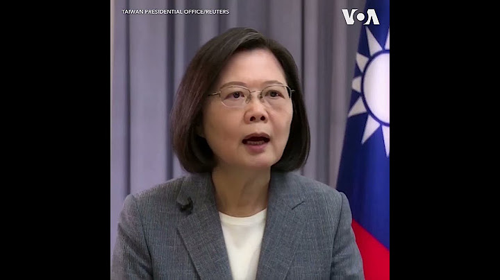 蔡英文說中國軍演非大國負責任態度 - 天天要聞