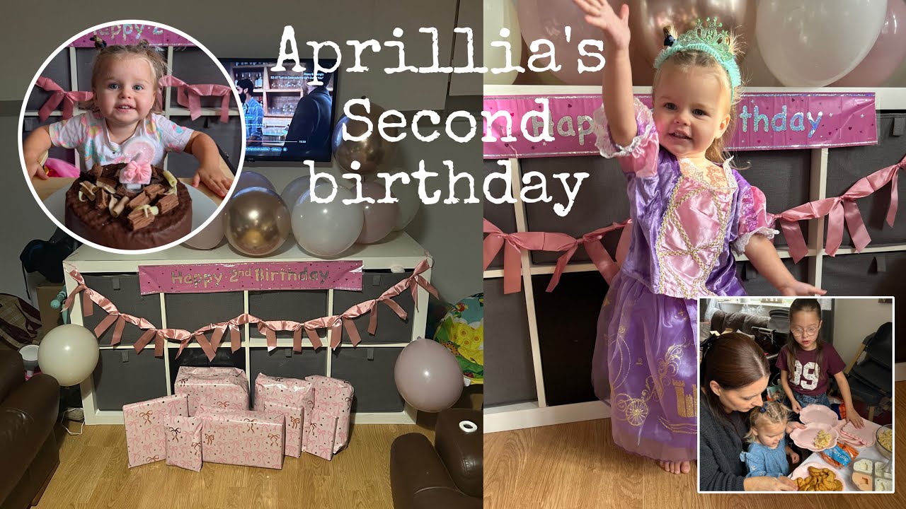 Aprillias 2nd bow birthday party and prep 🎀