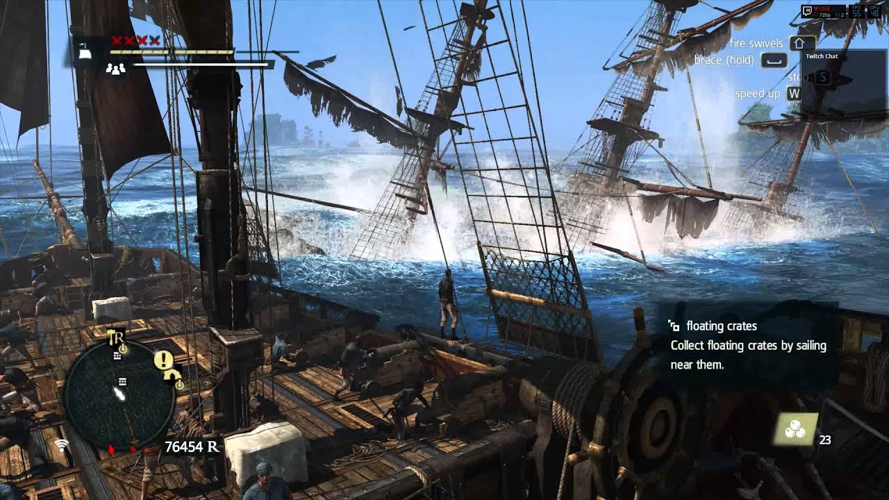 Assassin's Creed IV Black Flag legendary ship (GeForce GTX) - YouTube