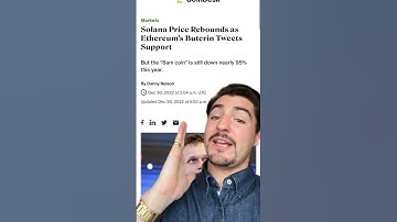 ETH founder Defends Solana! #shorts