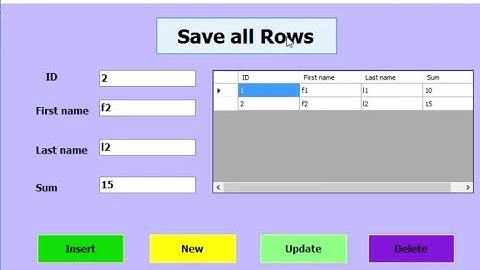 VB.net: Insert all data of a datagridview to access database at once