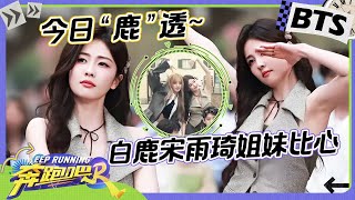 鹿鹿VLOG上线！白鹿化妆间清唱歌曲不要太好听~ 舞蹈排练拍摄简直太美了！ |奔跑吧12 20240424