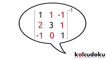 Cómo calcular la Matriz Inversa con fórmula, por determinantes - Fácil y Rápido