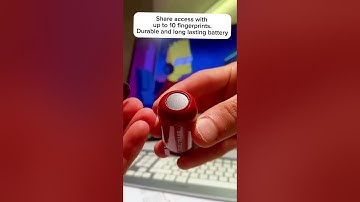 Secure everything, unlock anything- in just one second🕰️#fingerprint #smartlock #safety #security