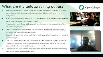 Part 5. CIV in Prof Writing and Editing, CCA Training