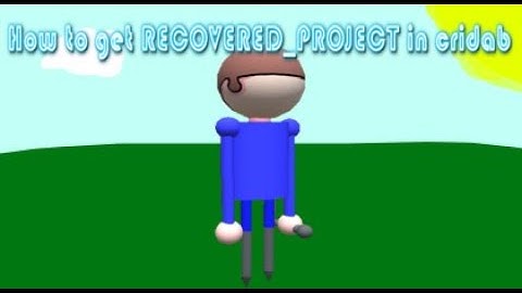 (READ DESC) How To get Recovered Project and all his phases in CRIDAB!