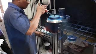 Non Stick Cookware Coating - Semi Automation