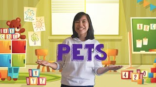 Pets | Preschool Lesson with Free Worksheet