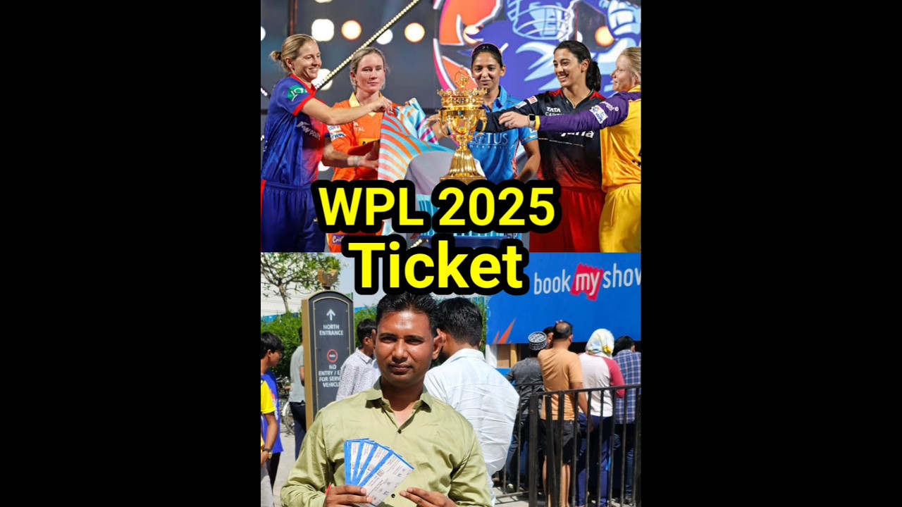 WPL 2025 Ticket : WPL 2025 Ka Online Ticket Kaise Book Hoga BMS Se