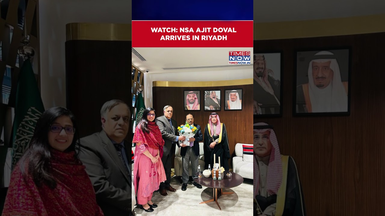 India-Saudi Relations: India’s NSA Ajit Doval Reaches Riyadh on Official Visit 