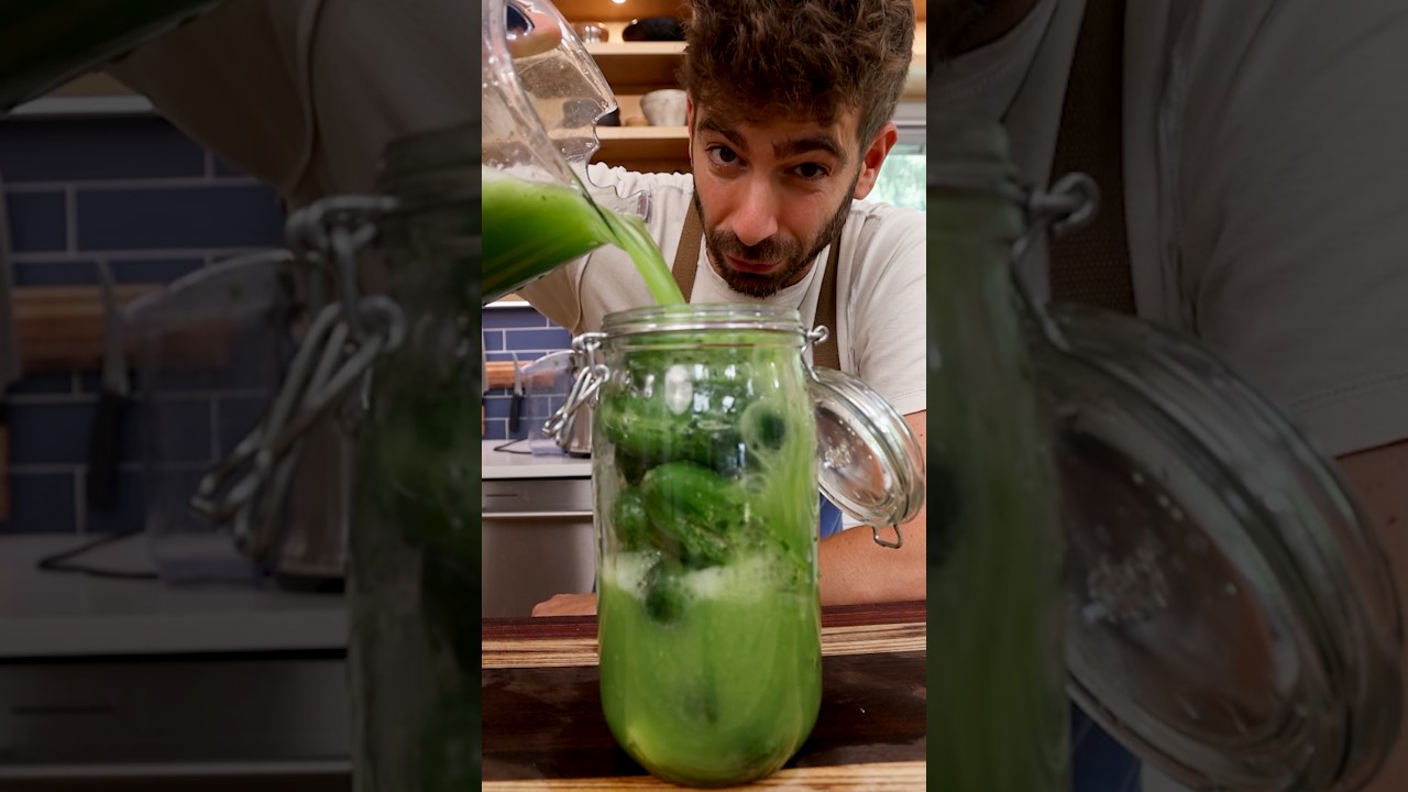 I Pickled Cucumbers… in Cucumbers 🥒🤯