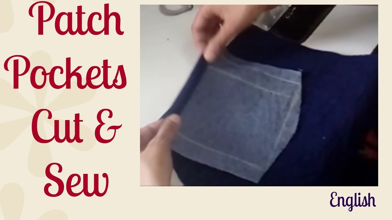 How to Draft and Sew Double Front Knee Patches for Workwear Jeans Detailed  Tutorial 