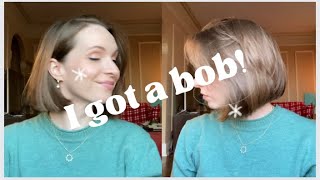 GETTING A BOB HAIRCUT | Come with Me to Chop My Hair!
