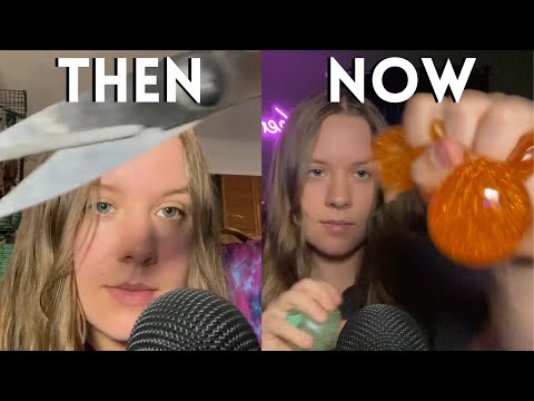 ASMR Compilation of ALL my FAST Sound Assortments (My very first video VS Now)