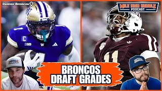 Aftermath: Broncos Draft Reactions & Grades | Mile High Huddle Podcast
