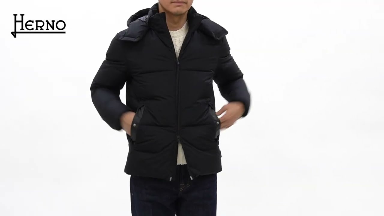 HERNO】寒風を遮断するGORE-TEX 2WAYダウンジャケット 2022AW ヘルノ 