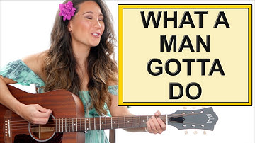 What a Man Gotta Do - Jonas Brothers Guitar Tutorial with Play Along