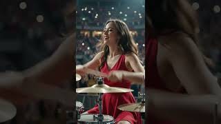 ELECTRIC STADIUM VIBES! ⚡️ Epic Drum Solo Live in Concert #drummer #model #live #trends
