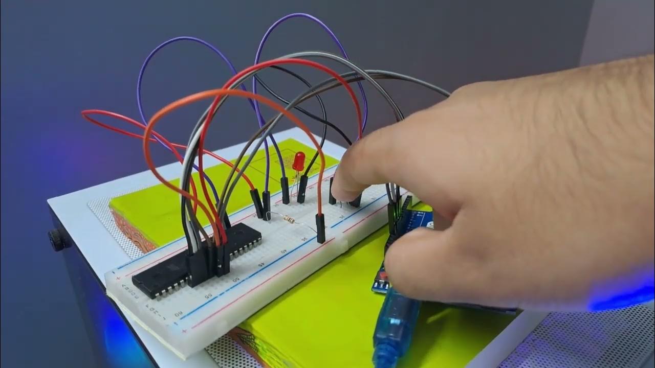 Experiment 4: LED Blinking Using Push Buttons and AVR Microcontroller ...
