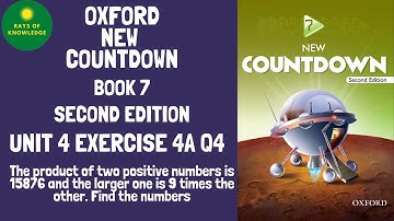 Oxford New Countdown Book 7 | Exercise 4a Question 4 | Squares and Square Root | Oxford Maths