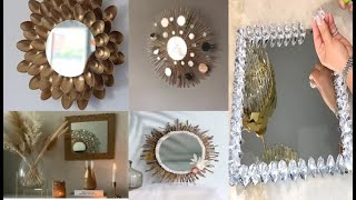 do it by yourself/easy diy mirror frameافكار لتزيين المرايا بأشياء بسيطه موجوده بالبيت/اصنعيها بنفسك