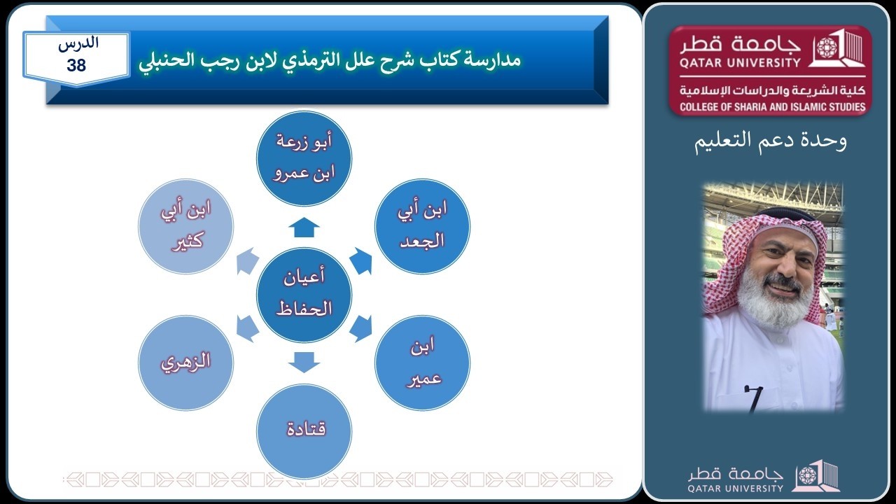 مدارسة كتاب شرح علل الترمذي لابن رجب الحنبلي الدرس (38)